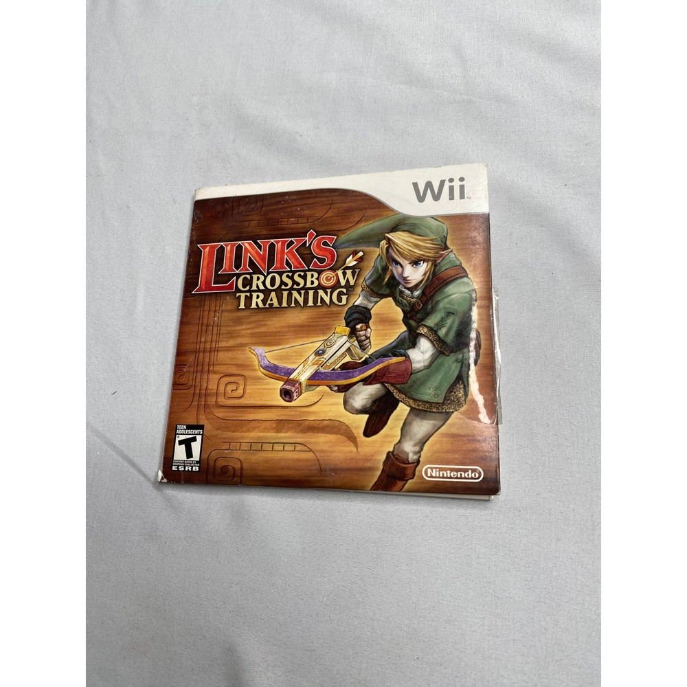 Nintendo Wii Link's Crossbow Training Game with Manual